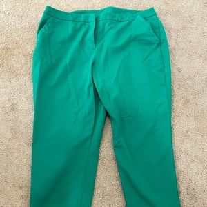 Green lane Bryant cropped trousers size 22